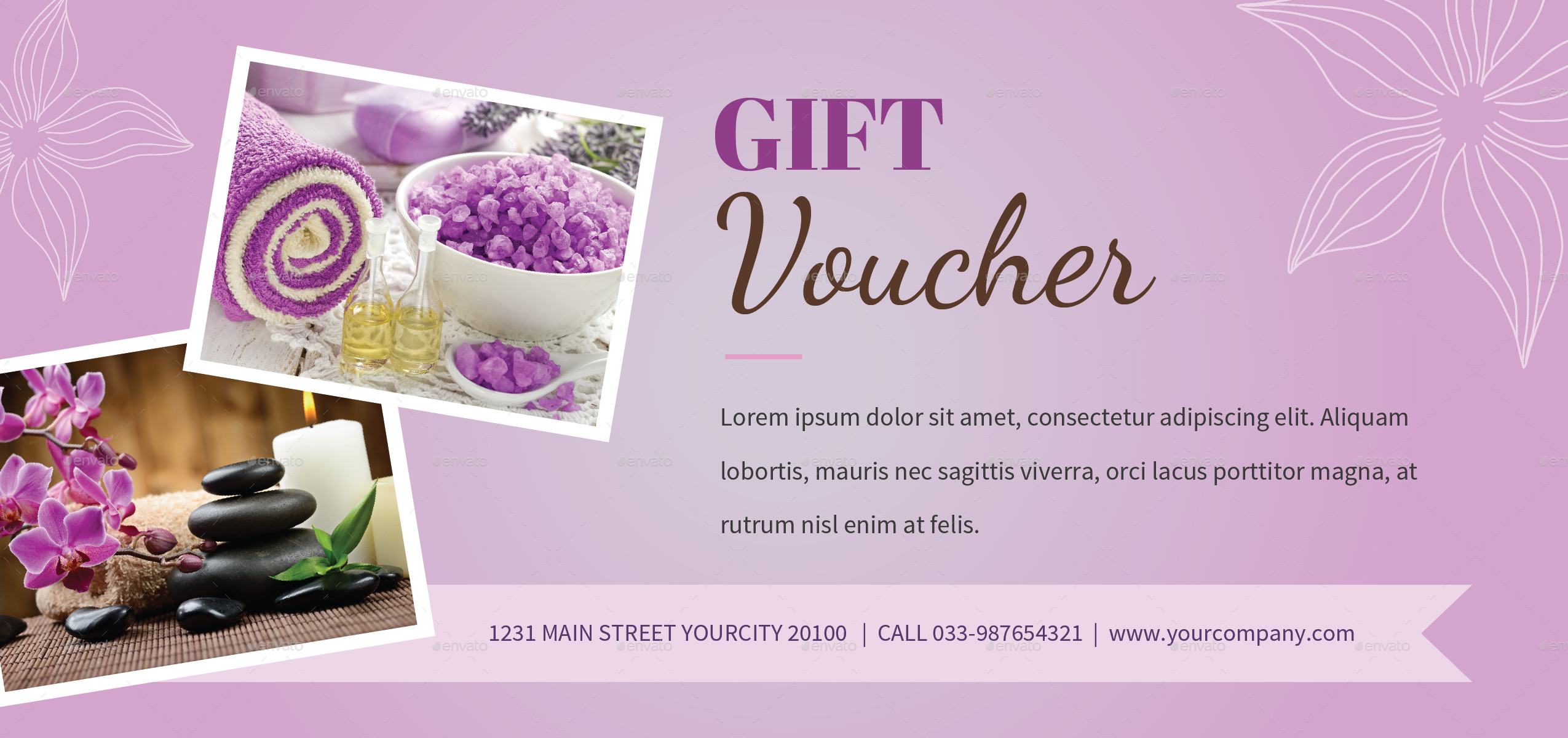 Spa Voucher, Print Templates GraphicRiver